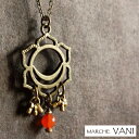 VANI ネックレス チャクラ svadhisthana 【vani ヴァニ マラ ヨガ アクセサリー 天然石 ルドラクシャ 瞑想】 母の日 プレゼント 母の日...