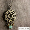 VANI ネックレス チャクラ anahata 【vani ヴァニ マラ ヨガ アクセサリー 天然石 ルドラクシャ 瞑想】 母の日 プレゼント 母の日ギフト