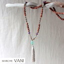 VANI マーラー moon 【vani ヴァニ マラ ヨガ アクセサリー 天然石 ルドラクシャ 瞑想】 母の日 プレゼント 母の日ギフト