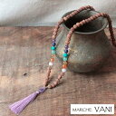 VANI マーラー chakracolor 【vani ヴァニ マラ ヨガ アクセサリー 天然石 ルドラクシャ 瞑想】 母の日 プレゼント 母の日ギフト