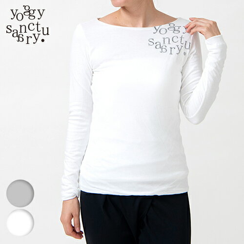 ヨギーサンクチュアリ ヨガウェア トップス エアリープリントボートネックカットソー yoggysanctuary格安セール情報　楽天　通販