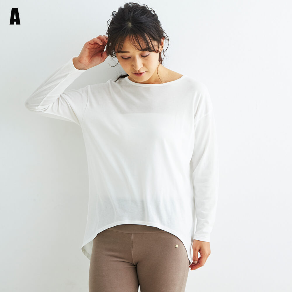 ヨギーサンクチュアリ セール ヨガウェア トップス Tシャツ テールカットロングスリーブTシャツ格安セール情報　楽天　通販