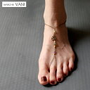 VANI アンクレット リングアンクレット labradorite/amethyst/rutilated/quartz ヴァニ ヨガ アクセサリー 天然石 母の...
