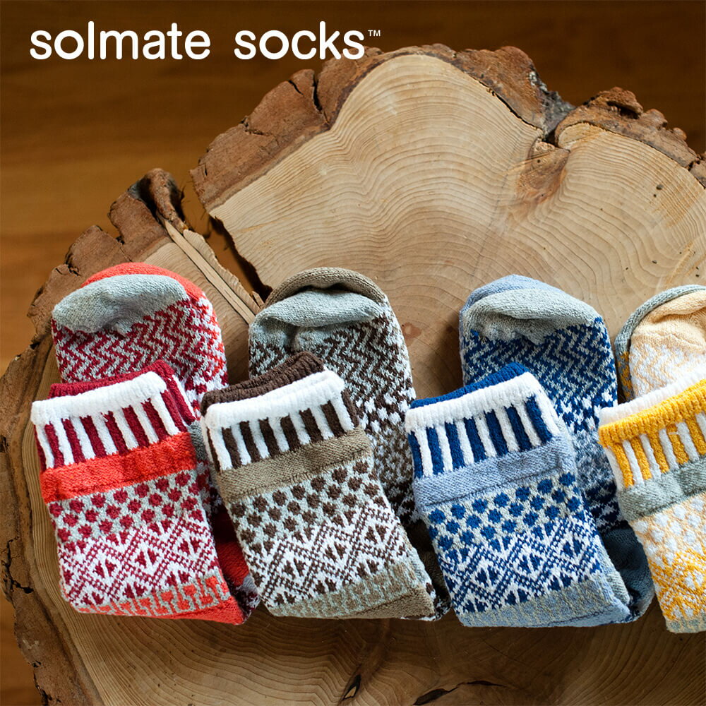 ソルメイト SOLMATE SOCKS クルー パシフィックコレクション 靴下 ソックス メンズ レディース 日本正規品