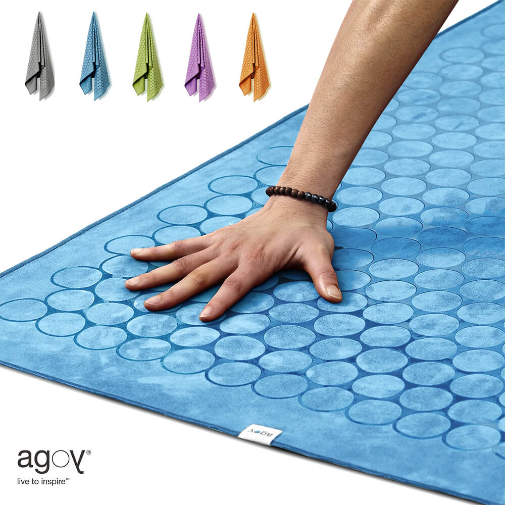 agoy アゴイ ヨガタオル Gecko touch yoga towel ヨガラグ ヨガマット タオル 持ち運び サマビズム 母..