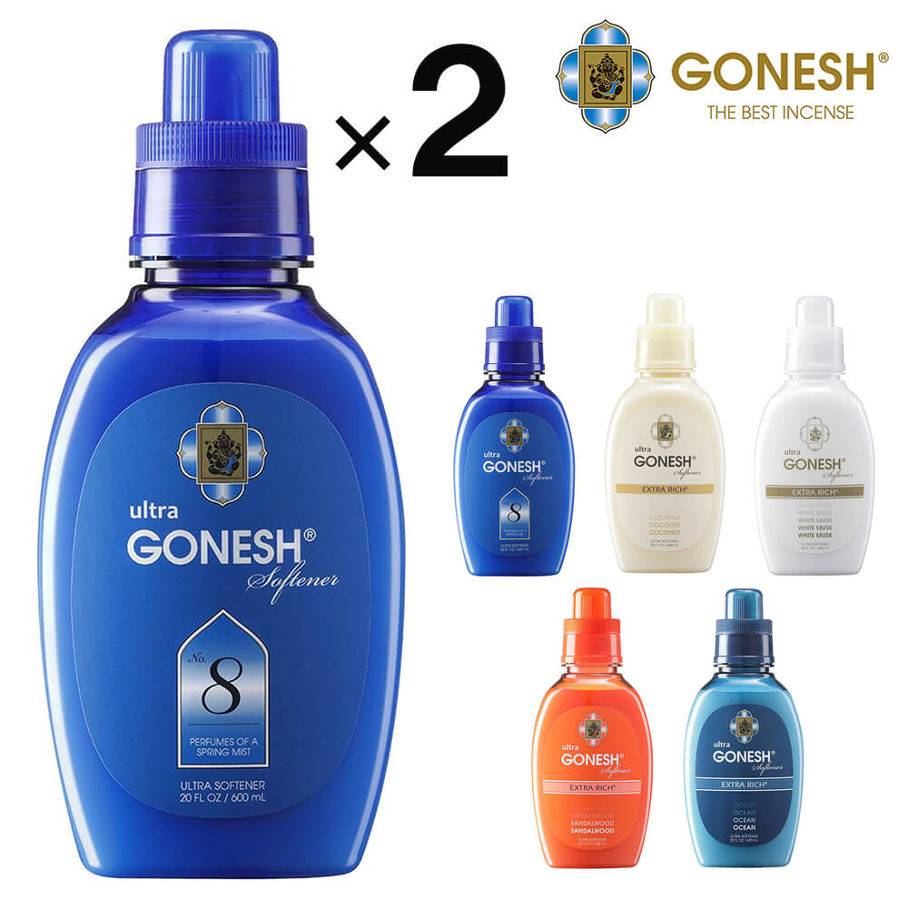  ガーネッシュ 柔軟剤 GONESH ソフナー ウルトラソフナー 600ml フレグランス NO8 NO4 ココナッツ オーシャン エジプト ホワイトムスク おしゃれ ギフト プレゼント daiko 大香 日本正規品