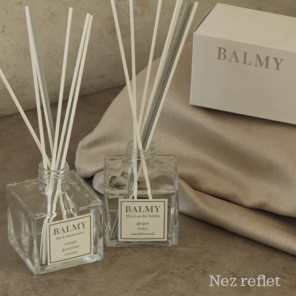 nez reflet ネルフレ ディフューザー BALMY Diffuser バルミー スティック ルームフレグランス リードディフューザー ミュゲ ホワイトム...
