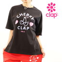 clap クラップ フィットネス ウェア clap クラップ フィットネスウェア レディース 半袖 Tシャツ ビックTシャツ オーバーサイズ トップス CHER...