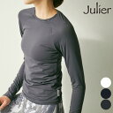 ジュリエ ヨガ Julier ヨガウェア トップス ロングスリーブ ホットヨガウェア b1951jub024 Ecocoロングスリーブプルオーバー 長袖 202...