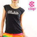 クラップ フィットネス ウェア clap クラップ フィットネスウェア レディース Tシャツ 半袖 ストレッチT C-LOGO STRETCH Tee ロゴ シ...