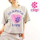 clap クラップ フィットネス ウェア clap クラップ フィットネスウェア レディース 半袖 Tシャツ ビックTシャツ オーバーサイズ トップス CLAP...