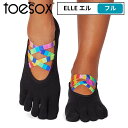 toesox ヨガ靴下5本指 ELLE エル フル つま先あり フラッシュ グリップソックス 靴下 五本指ソックス レディース メンズ 正規品