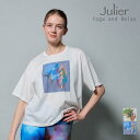 ジュリエ Julier ヨガウェア トップス 半袖 Tシャツ レディース kanakoSasaki コラボ ミドルトップス b1953jub0018 フリーサイ...