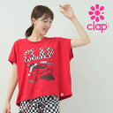 クラップ clap フィットネス クラップウェア レディース フィットネスウェア トップス 半袖 Tシャツ ドルマン レディース VINTAGE CLAP DO...
