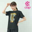 クラップ clap フィットネス クラップウェア レディース フィットネスウェア トップス 半袖 レディース CLAP ICE CREAM TEE M/フリーサ...