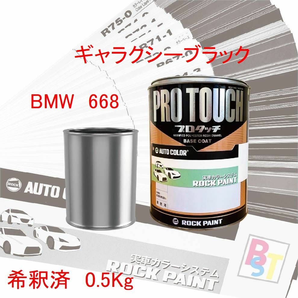 BMW　668　ギャラクシーブラック　希釈済み 0.5Kg