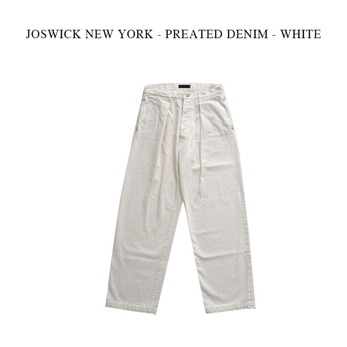 Rakuten - JOSWICK NEW YORK - PREATED DENIM - WHITE