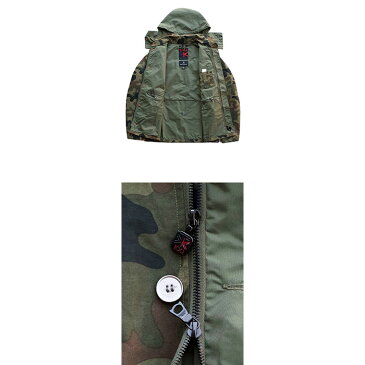 Nigel Cabourn × KARRIMOR K100 - SHORT MOUNTAIN RUCKSACK JACKET - CAMO MIX【国内正規】ナイジェルケーボン × カリマー K100《ショートマウンテンリュックサックジャケット》カモミックス