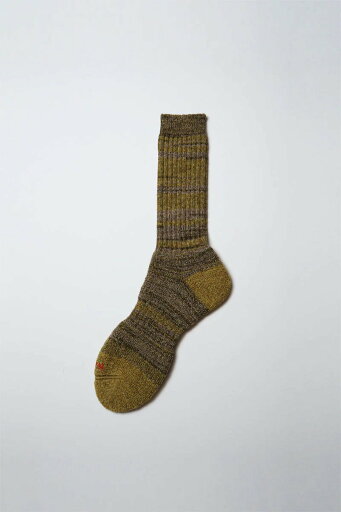 ◯ Nigel Cabourn - 2TONE SOCKS - KHAKI ◯ Nigel Cabourn - 2TONE SOCKS - KHAKI