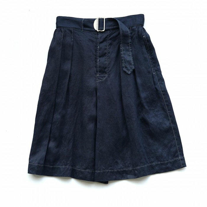 Nigel Cabourn woman - MECHANIC GATHERED CULOTTES - NAVY ナイジェルケーボン ウーマンズ《メカニックギャザー キュロット》ネイビー その1