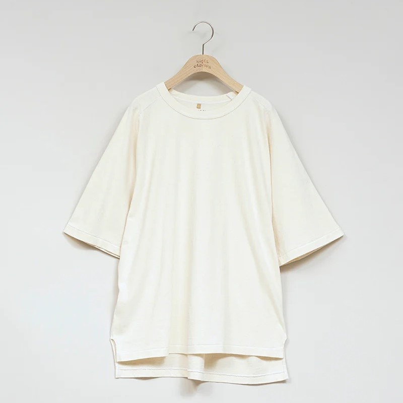◯ Nigel Cabourn woman - 5.6oz HALF SLEEVE - IVORY