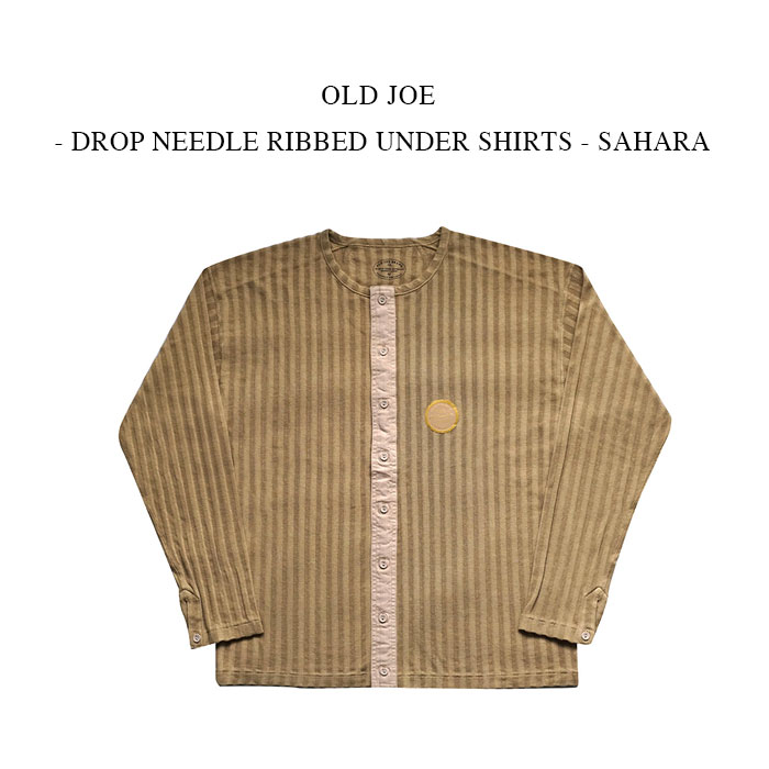 トップス, Tシャツ・カットソー OLD JOE - DROP NEEDLE RIBBED UNDER SHIRTS - SAHARA 