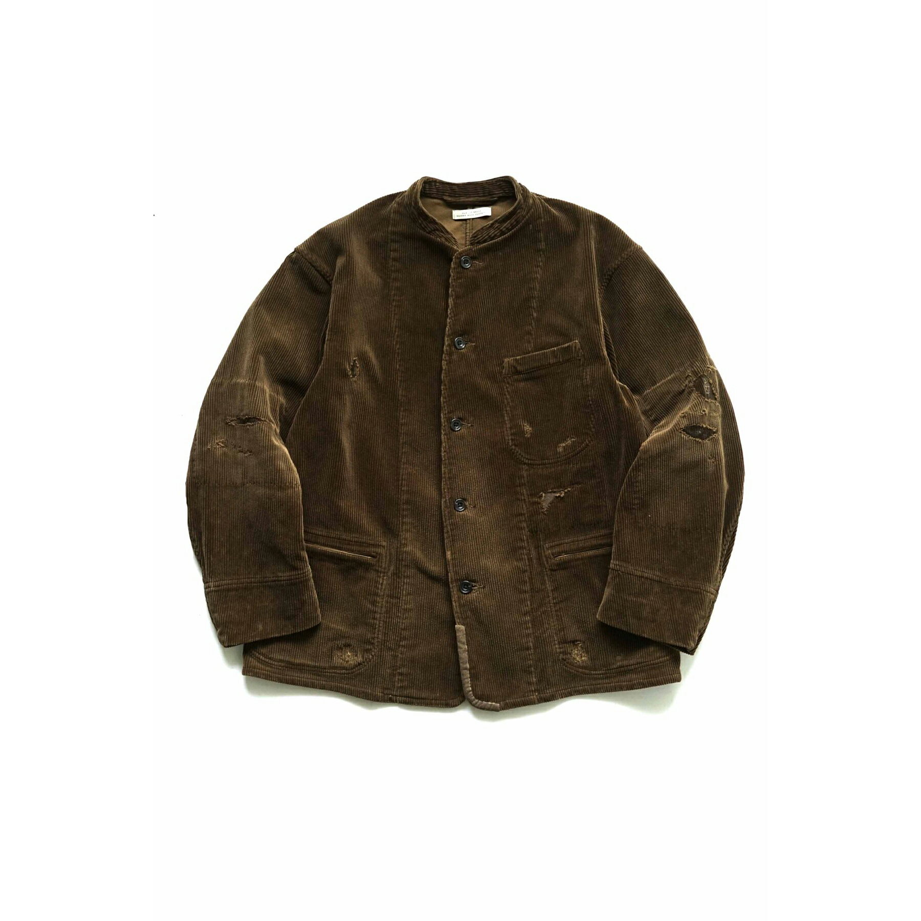 OLD JOE - STAND COLLAR ROVER JACKET (SCAR FACE) - MOSS