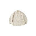 OLD JOE - STAND COLLAR ROVER JACKET - BONE