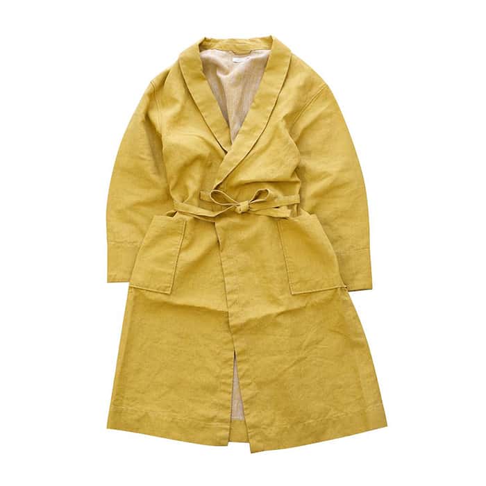 OLD JOE ★★★ - EXCLUSIVE SHAWL COLLAR WRAPPED CHORE COAT - YELLOW CANVAS