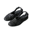 OLD JOE - The Sculptor ITALIAN LEATHER HURACHE SANDALS - BLACK オールドジョー《イタリアンレザーワラチサンダル》ブラック