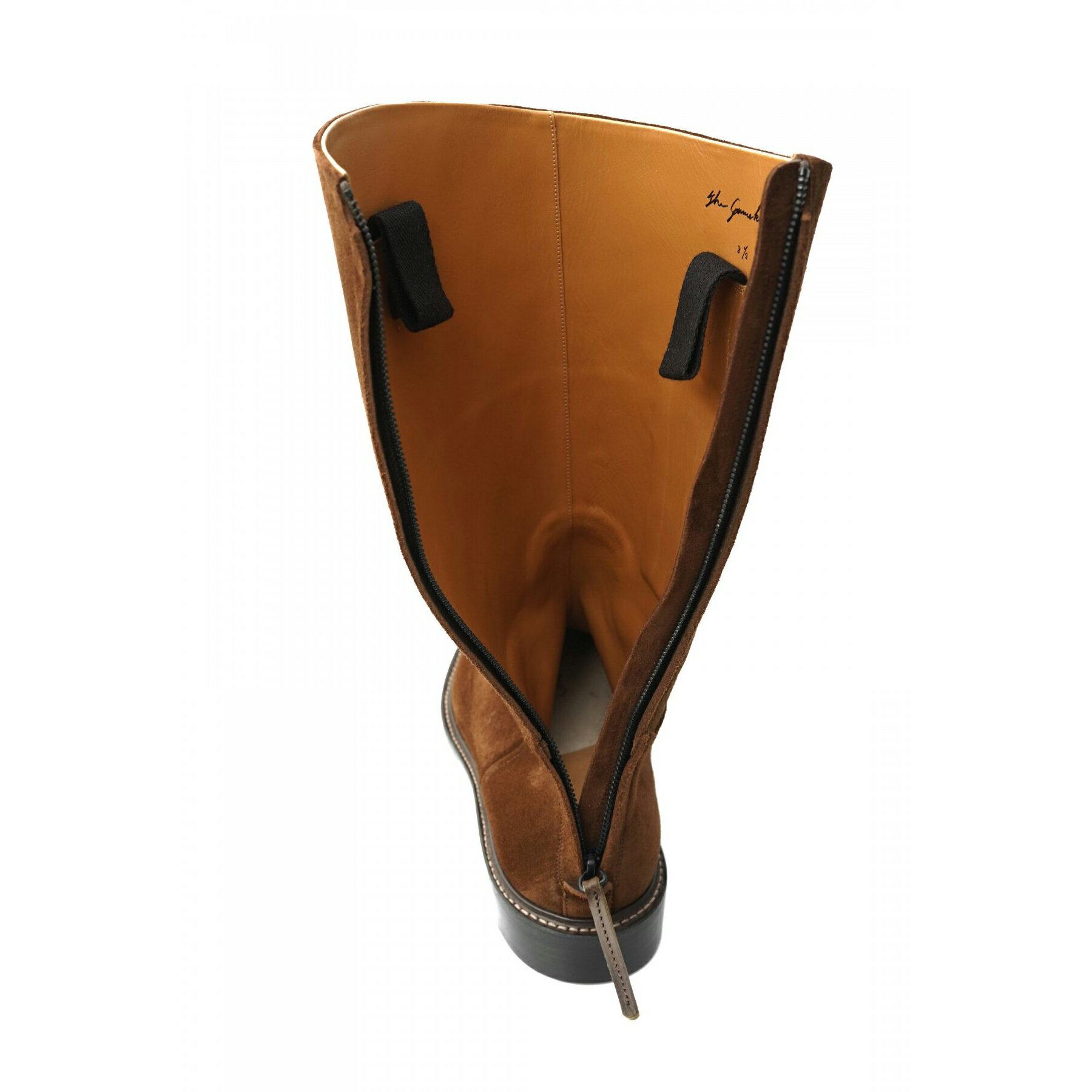 OLD JOE - "The Gamekeeper" ARTISAN LEATHER RIDING BOOTS - WHISKEY SUEDE