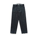 OLD JOE - WADORI MOULDER TROUSER - INDIGO