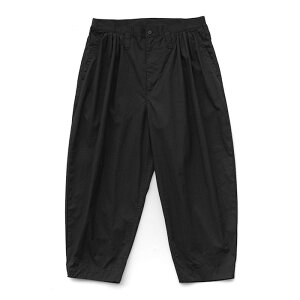 Porter Classic - POPLIN BEBOP PANTS - BLACK ݡ饷å ԥݥץӥХåץѥġե֥å