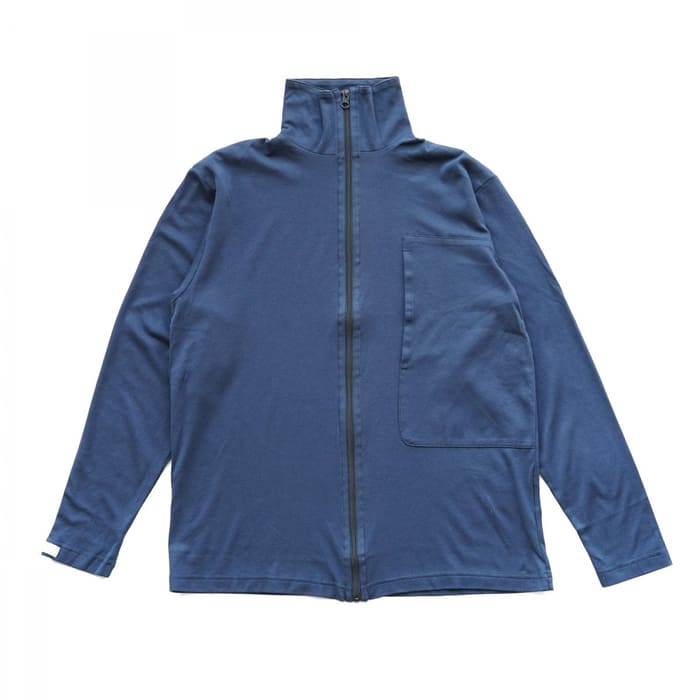Porter Classic - C/S ZIP-UP TURTLENECK - NAVY