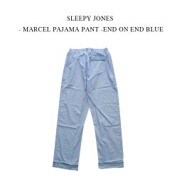 スリーピージョーンズ パジャマ （メンズ） SLEEPY JONES - MARCEL PAJAMA PANT -END ON END BLUE スリーピージョーンズ - マルセルパジャマパンツ - エンドオンエンド ブルー【レターパック送料込】