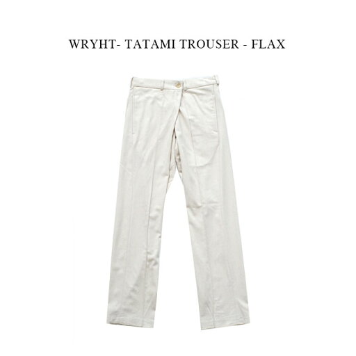 WRYHT- TATAMI TROUSER - FLAX WRYHT- TATAMI TROUSER - FLAX