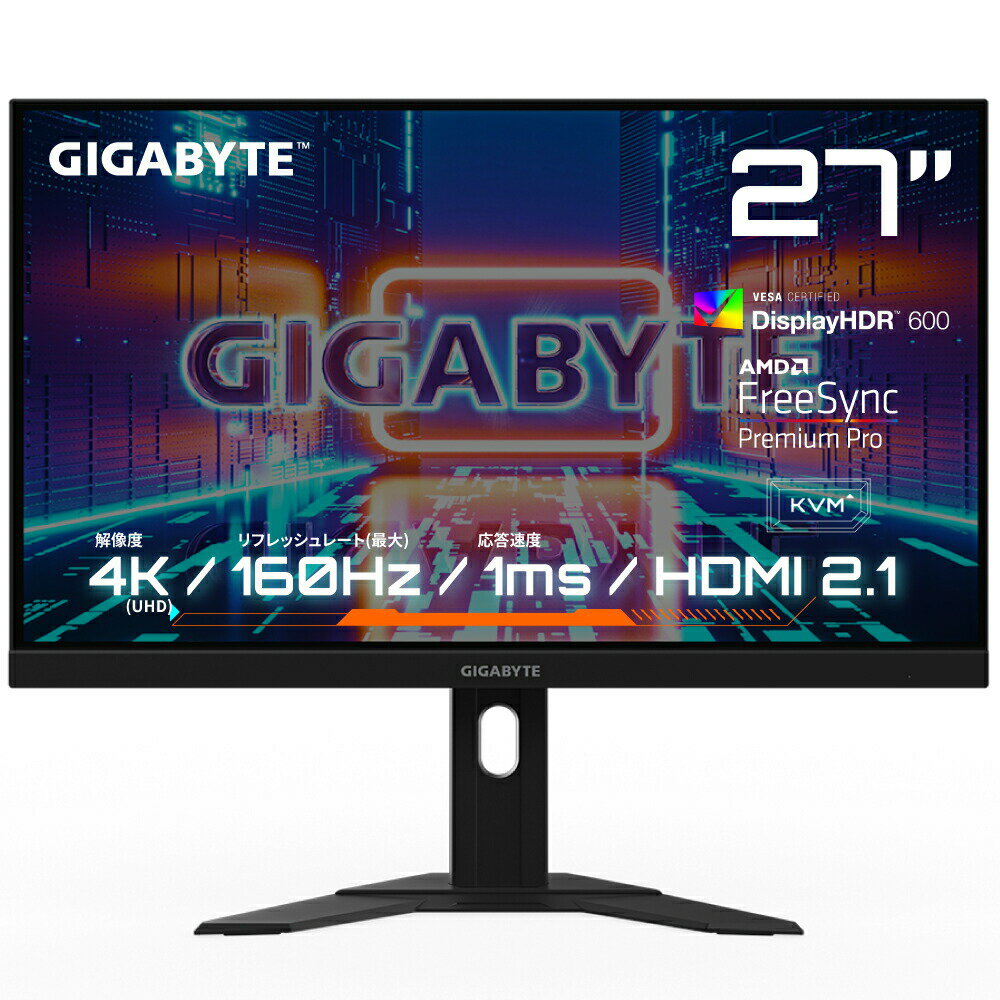 10OFF 6/4 20:00~6/11 1:59ۥߥ󥰥˥ GIGABYTE GIGABYTE M27U Gaming Monitor 27 UHD IPS 160Hz ® 1ms VESA Display HDR600