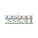 CHERRY XTRFY G80-3890HJACN-0 ゲーミングキーボード フルサイズ ホワイト 有線 CHERRY MX2A 赤軸 英語配列 RGB 消音...