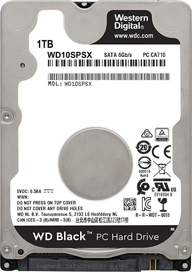 【P5倍 1/9 20:00~1/16 01:59】【国内正規流通品】Western Digital ウエスタンデジタル 内蔵 HDD 1TB WD Black ゲームPC 2.5インチ WD10SPSX | 内蔵hdd パソコン ゲーム ゲーミング ハードディスクドライブ ec 高速 ハイパフォーマンス PCパーツ - Image 3