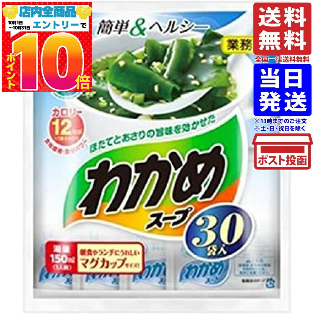 リケン 業務用わかめスープ30袋入 117g 単品 送料無料