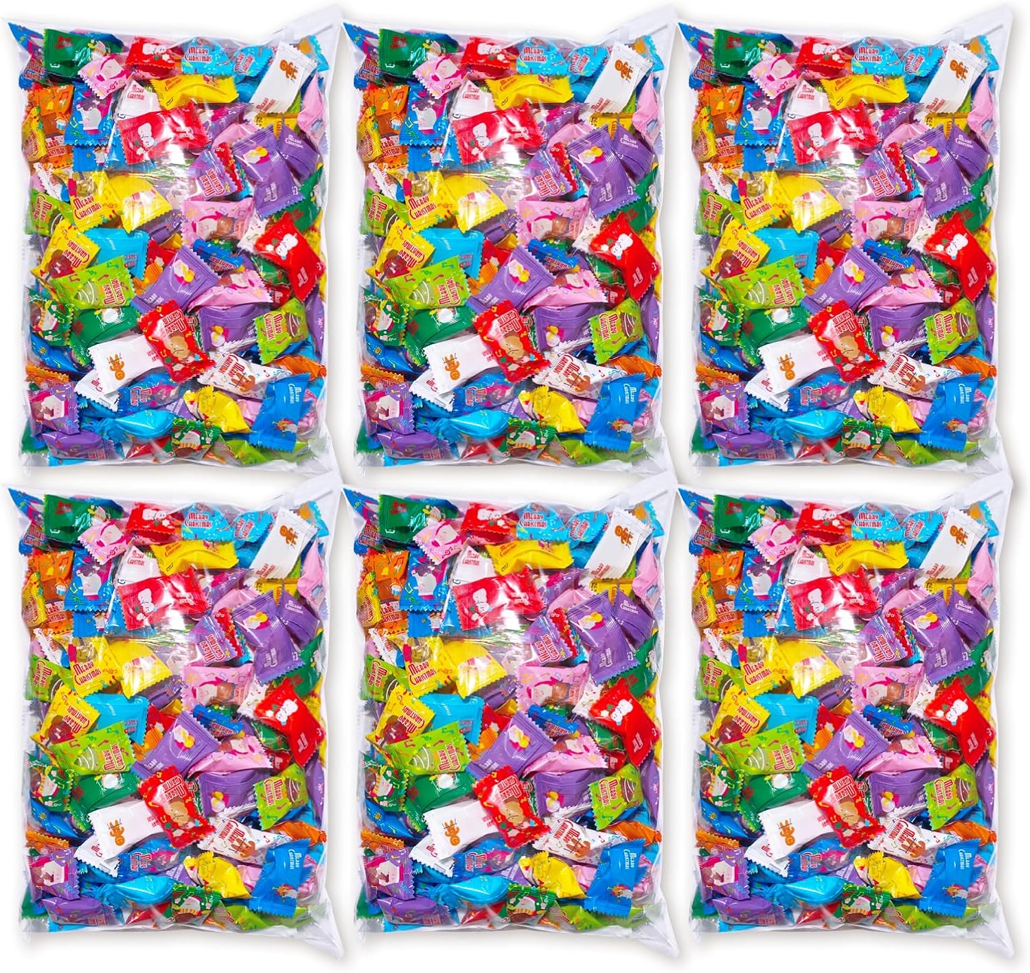 キッコー製菓 小粒 クリスマスキャンデー 500g 6袋セット キャンディ クリスマス 個包装 詰め合わせ 飴 あめ キャンデー 期間限定 イベント ギフト プレゼント