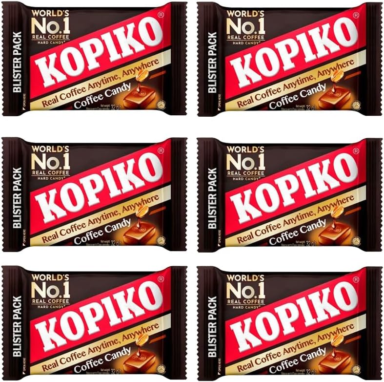 Rakuten - コピコ コーヒーキャンディ ブリスターパック 32g(8個入) 6袋セット KOPIKO Coffee Candy 韓国ドラマ 韓国お菓子 飴 あめ キャンディ