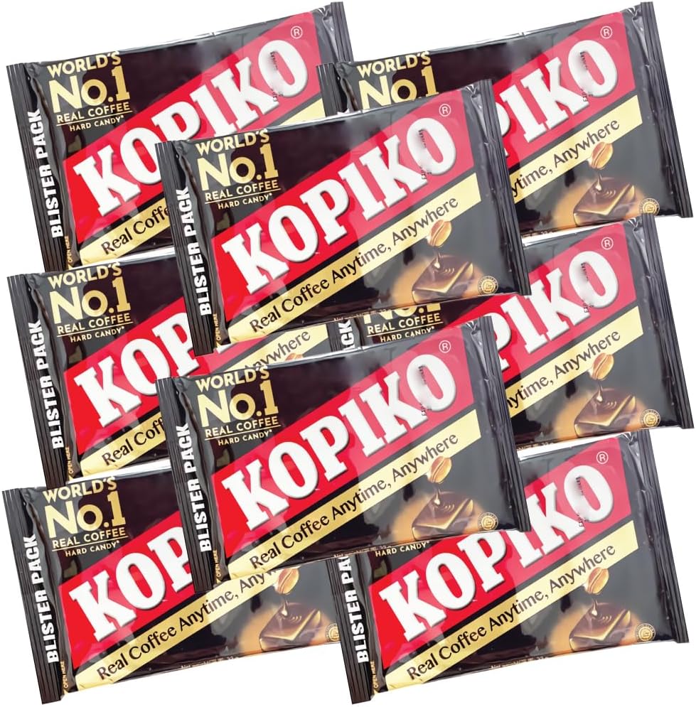 Rakuten - コピコ コーヒーキャンディ ブリスターパック 32g(8個入) 8袋セット KOPIKO Coffee Candy 韓国ドラマ 韓国お菓子 飴 あめ キャンディ