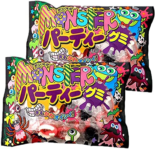 やおきん　モンスター パーティグミ　250g×2袋 ハロウィン　グミ　駄菓子　送料無料のサムネイル