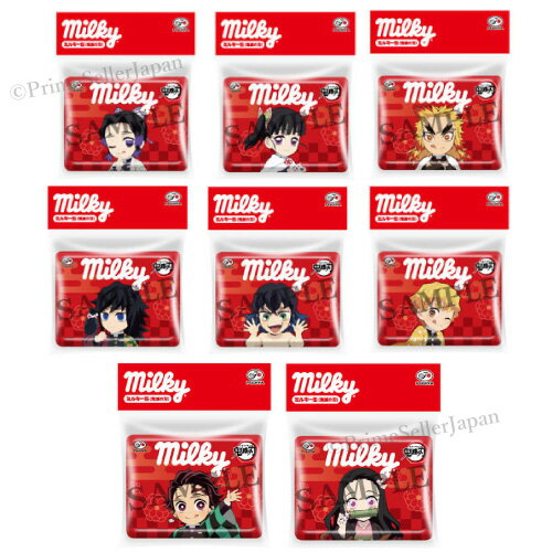 ミルキー缶 鬼滅の刃 7粒入り 10個セット 不二家 70周年 煉獄杏寿郎 竈門炭治郎 竈門禰豆子 我妻善逸 胡蝶しのぶ 栗花落カナヲ 冨岡義勇 嘴平伊之助のサムネイル