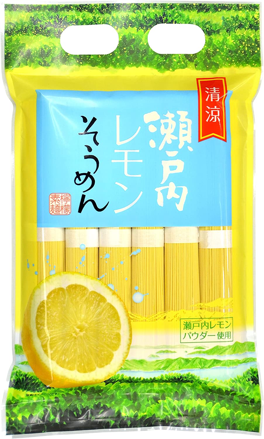 【アウトレット】清涼 瀬戸内レモンそうめん 2袋セット 送料無料 賞味期限2022.06.19のサムネイル