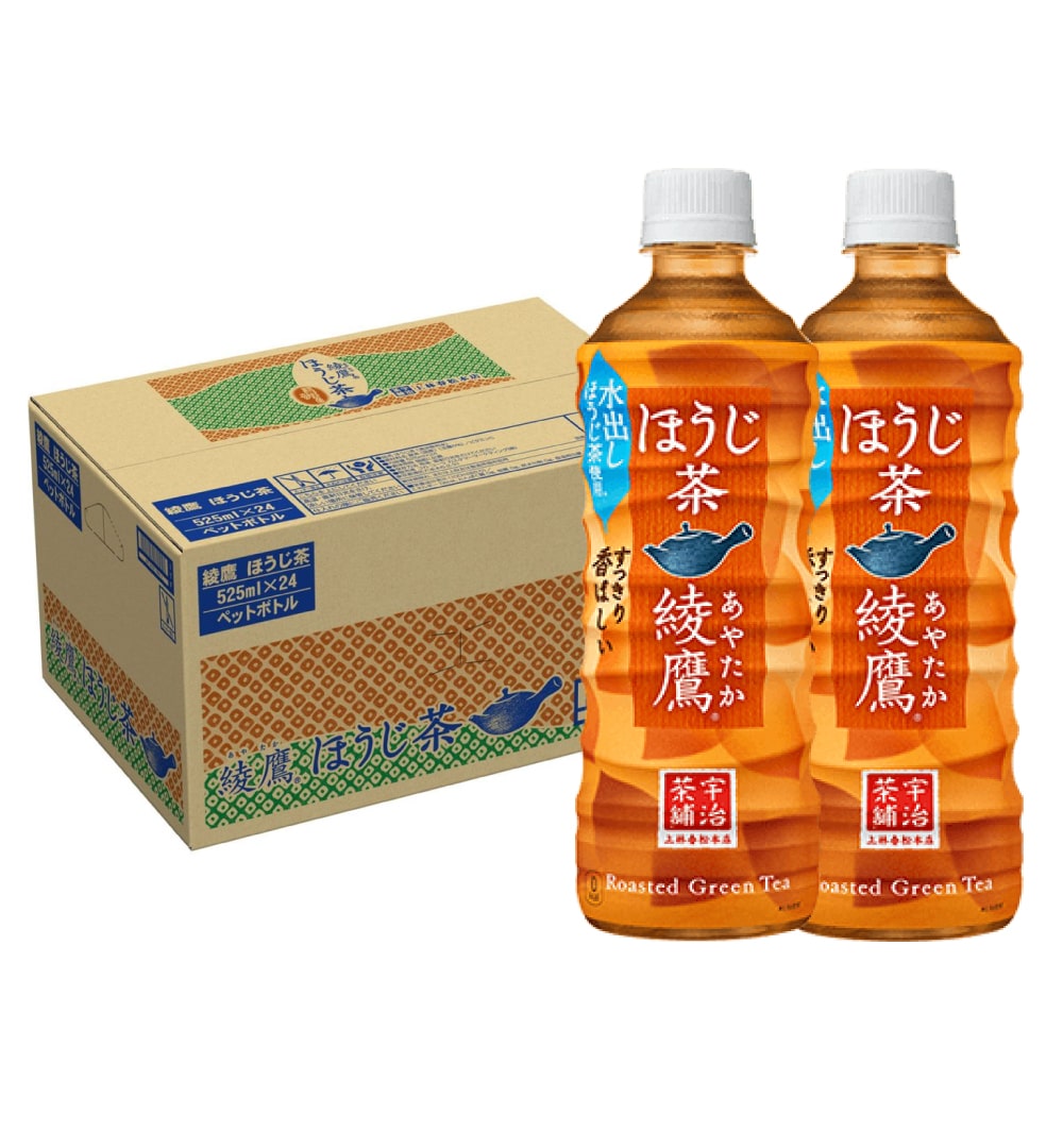 綾鷹 ほうじ茶 PET 525ml 