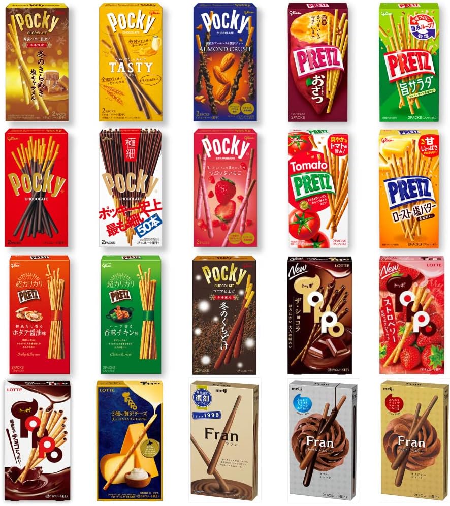 ポッキー プリッツ トッポ フラン 贅沢15種アソート 詰め合わせ バラエティBOX ランダムセットのサムネイル
