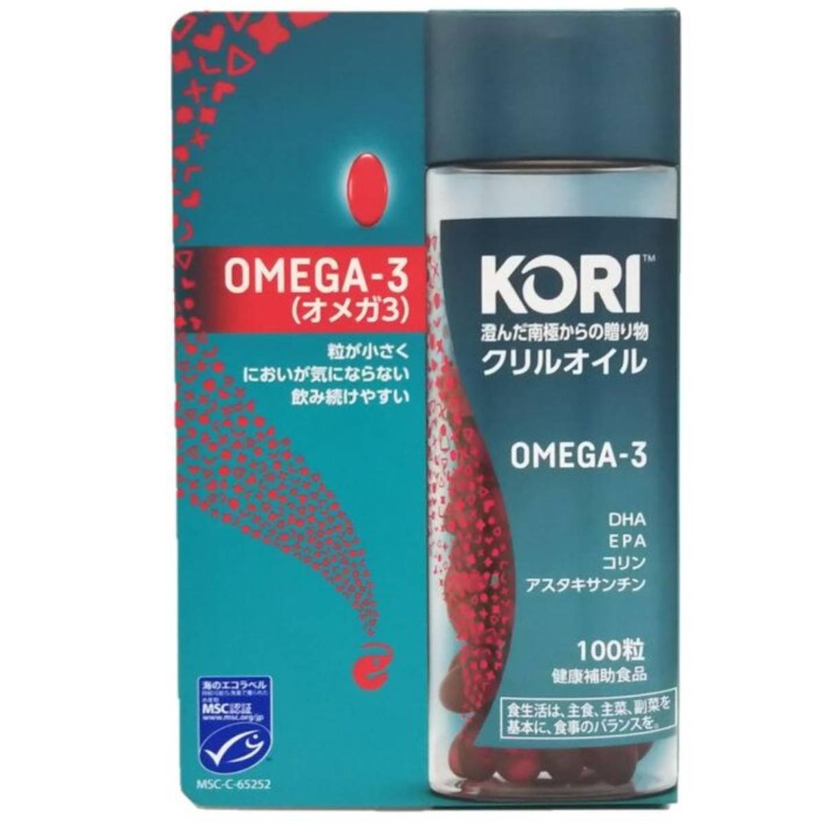 ����륪���� ���ᥬ3 100γ��2�� KORI ��������������� DHA EPA �����ȥ� ���� ����̵��