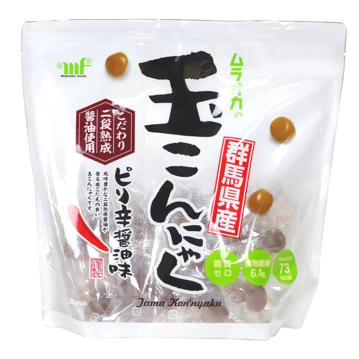 玉こんにゃく ムラオカ お菓子 ピリ辛醤油 350g(70gx5袋) x1個 玉蒟蒻 賞味期限25年7月7日 アウトレット コストコ 通販 送料無料